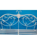 Banca de gradina ETELIA,alb