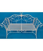 Banca de gradina ETELIA,alb