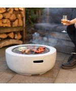 Bol de foc din colectia Fancy Flames, Esschert Design, L 59.8 x W 59.8 x H 35.2 cm