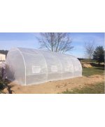 Solar legume alb pentru gradina cu schelet metalic 6 x3 M + sistem de irigare prin picurare Solar legume alb pentru gradina cu schelet metalic 6 x3 M + sistem de irigare prin picurare