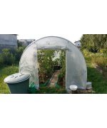 Solar legume alb pentru gradina cu schelet metalic 6 x3 M + sistem de irigare prin picurare Solar legume alb pentru gradina cu schelet metalic 6 x3 M + sistem de irigare prin picurare