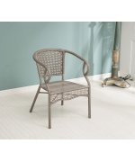 Set de rattan de gradina TODOR, maro/gri