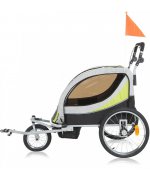 Remorca SAMAX PREMIUM bicicleta,verde