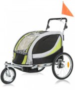 Remorca SAMAX PREMIUM bicicleta,verde