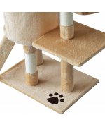 Ansamblu de joaca PAWHUT pentru pisici,cu casuta