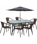 Scaun stivuibil DOREN,maro