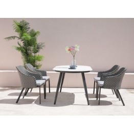 Set mobilier gradina Rhodos, gri