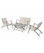 Set mobilier gradina Westshore, canapea, masuta si 2 fotolii