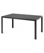 ENCORE Set mobilier terasa gradina, masa si 4 scaune cu spatar reglabil
