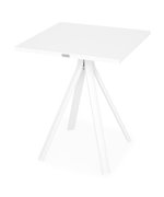 Set 2 scaune si masa exterior CORDOBA SORIA L.60 l.60 H.73 alb