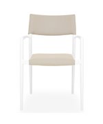 Set 2 scaune si masa exterior CORDOBA SORIA L.60 l.60 H.73 alb kaki