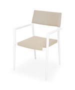 Set 2 scaune si masa exterior CORDOBA SORIA L.60 l.60 H.73 alb kaki