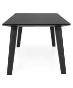 Set 6 scaune si masa exterior ALBACETE GOLF L.152 l.90 H.75 negru auriu