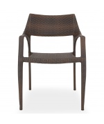 Set 6 scaune si masa exterior ALBACETE GOLF L.152 l.90 H.75 negru auriu