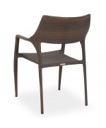 Set 6 scaune si masa exterior ALBACETE GOLF L.152 l.90 H.75 negru auriu