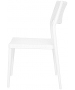 Set 8 scaune si masa exterior ALBACETE SORIA L.240 l.100 H.75 alb