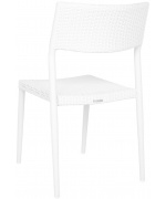 Set 8 scaune si masa exterior ALBACETE SORIA L.240 l.100 H.75 alb