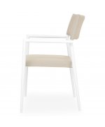 Set 2 scaune si masa exterior ELVAS SORIA H.74 D.60 alb kaki