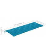Perna pentru balansoar albastru deschis,150cm