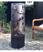 Cos de foc Birds on Twig, otel carbon FF409