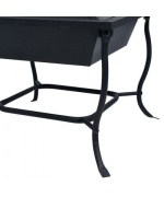 Ladita de foc neagra 45x45x45 cm