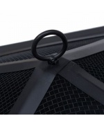 Ladita de foc neagra 45x45x45 cm