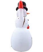 Om de zapada gonflabil pentru Craciun cu LED, IP44,600 cm, XXL