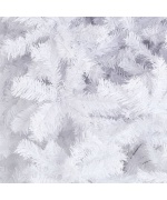 Brad de Craciun artificial, alb, 500 cm