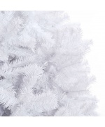 Brad de Craciun artificial, alb, 500 cm