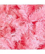 Pom de Craciun artificial subtire, roz, 240 cm