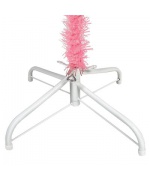 Pom de Craciun artificial subtire, roz, 240 cm