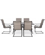 Set mobilier CARLY gradina/terasa, 6 scaune