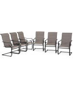 Set mobilier CARLY gradina/terasa, 6 scaune