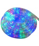 Furtun luminos, multicolor, interior-exterior, IP44, 240 LED, 10 m