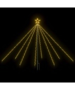 Cascada lumini pom Craciun 2,5 m interior/exterior 400 leduri
