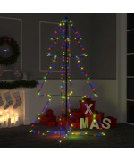 Brad Craciun conic, 200 LED-uri, 98x150 cm, interior & exterior