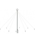 Cascada lumini pentru brad de Craciun 400 LED-uri colorat 2,5 m