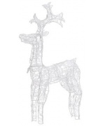 Decoratiune de Craciun ren, 90 leduri, 60x16x100 cm, acril