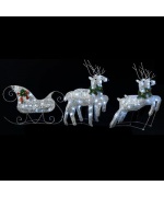 Urs polar gonflabil de Craciun cu LED, 1,8 m, interior/exterior