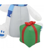 Urs polar gonflabil de Craciun cu LED, 2,4 m, interior/exterior