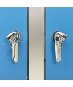 Magazie pentru trei pubele, 207x77,5x115 cm, otel inoxidabil