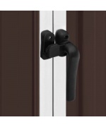 Sopron de gradina, maro, 195 x 198 x 159 cm, otel galvanizat