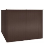 Sopron de gradina, maro, 195 x 198 x 159 cm, otel galvanizat