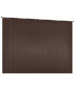 Sopron de gradina, maro, 195 x 198 x 159 cm, otel galvanizat