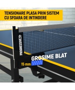 Masa ping pong PROGRESSIVE Flip TT 150i OCEAN BLUE