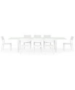 Set mobilier ARTIMES/SORIA terasa si gradina, 8 scaune si masa extensibila