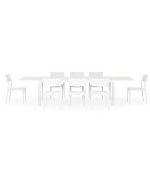 Set mobilier ARTIMES/GOLF terasa si gradina, 8 scaune si masa extensibila