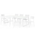 Set mobilier BELLUNO/GOLF terasa si gradina, masa si 8 scaune