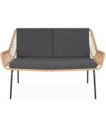 Set mobilier VISBY terasa/gradina, canapea 2 locuri, 2 fotolii si masuta