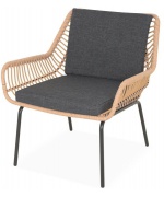 Set mobilier VISBY terasa/gradina, canapea 2 locuri, 2 fotolii si masuta